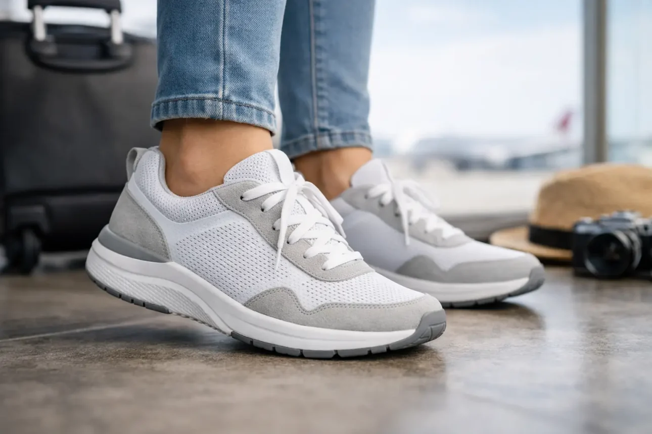 Comfortable sneakers for travel that hold up