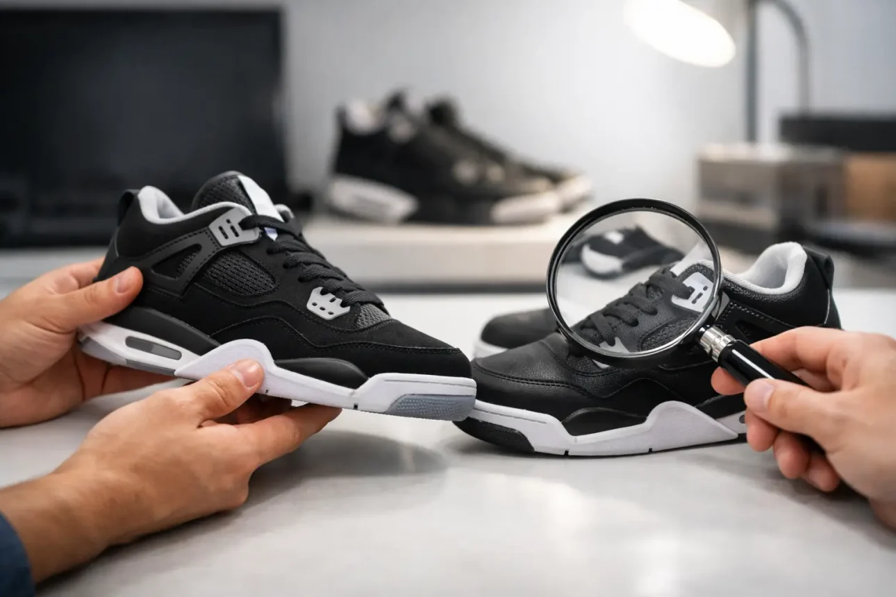 How to spot fake sneakers fast