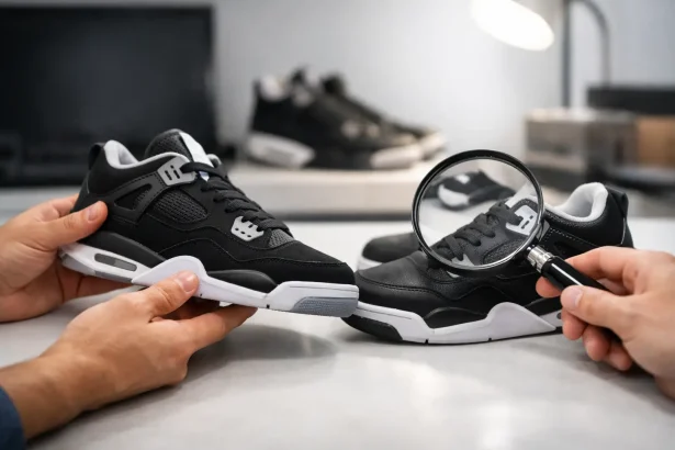 How to spot fake sneakers fast