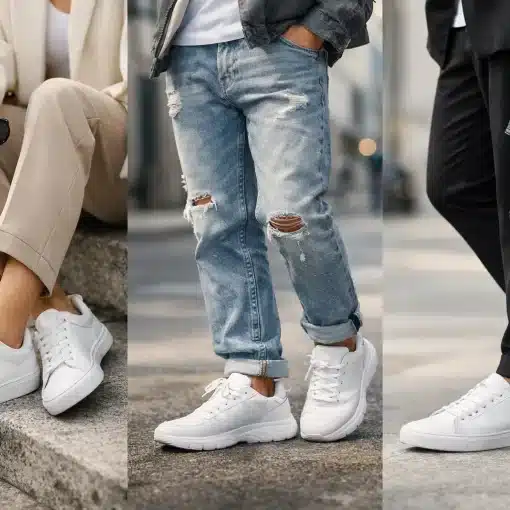 How to style white sneakers without looking basic